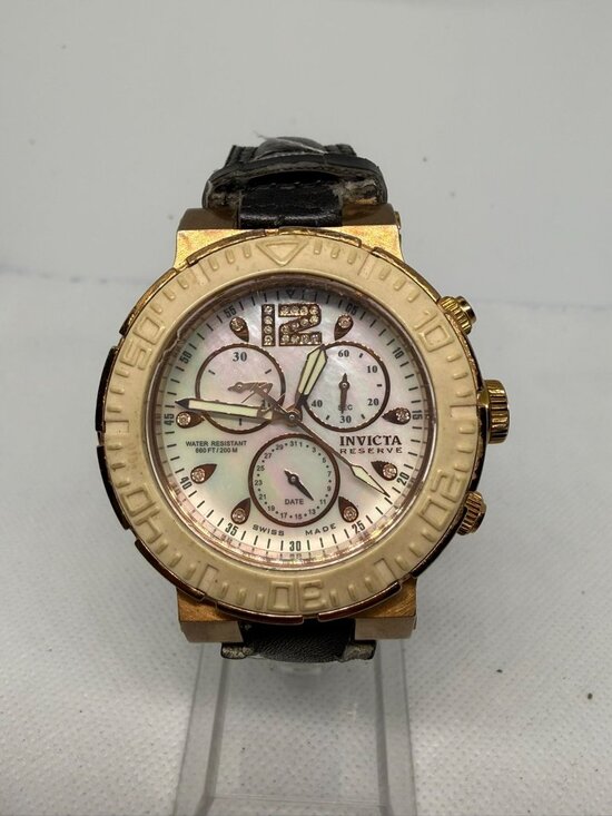Invicta Reserve Ocean Reef 10732 Women\'s Rose Gold MOP Diamond Chrono Watch main image 7
